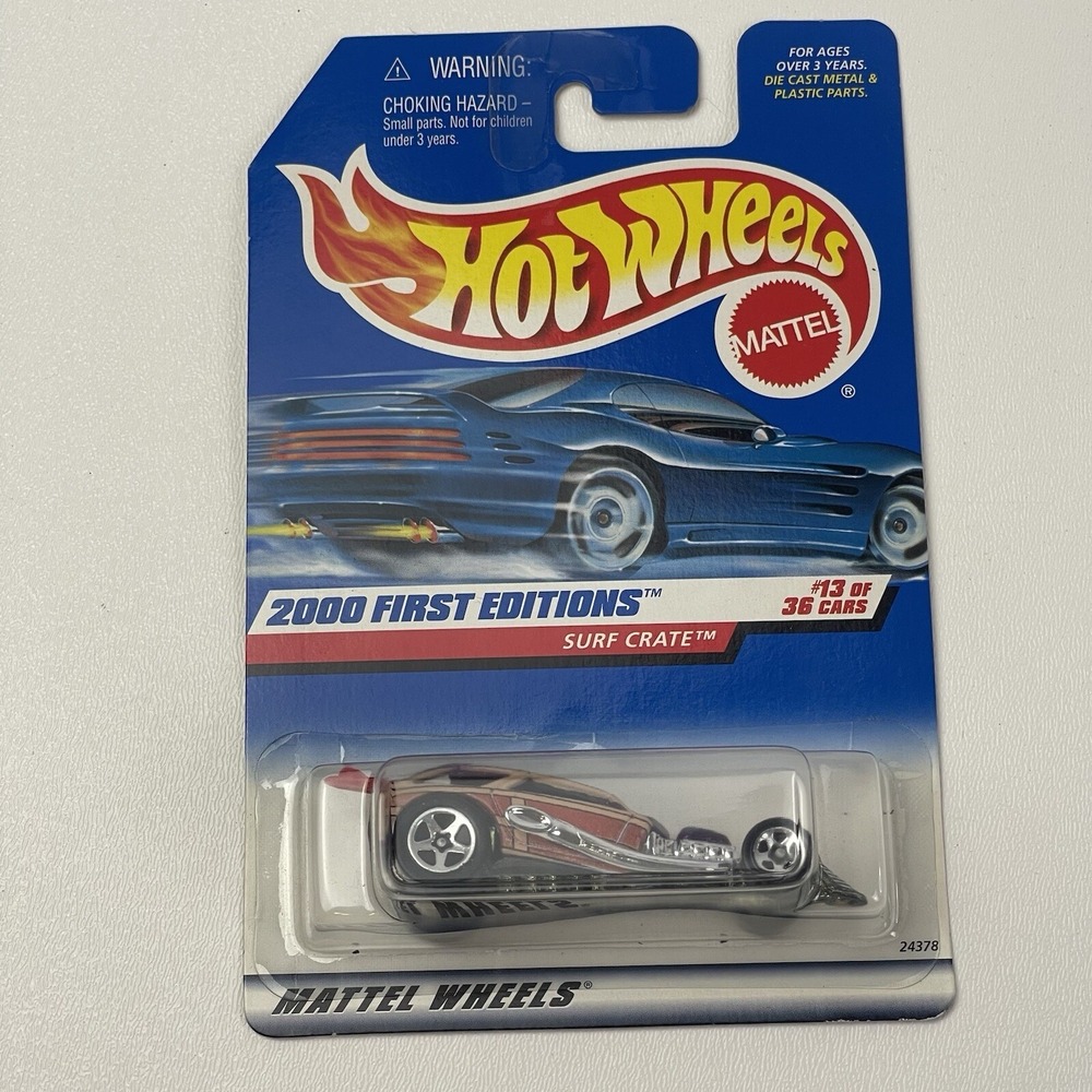 Mattel Hot Wheels 2000 First Editions Surf Crate 073 Hot Rod 13 of 36
